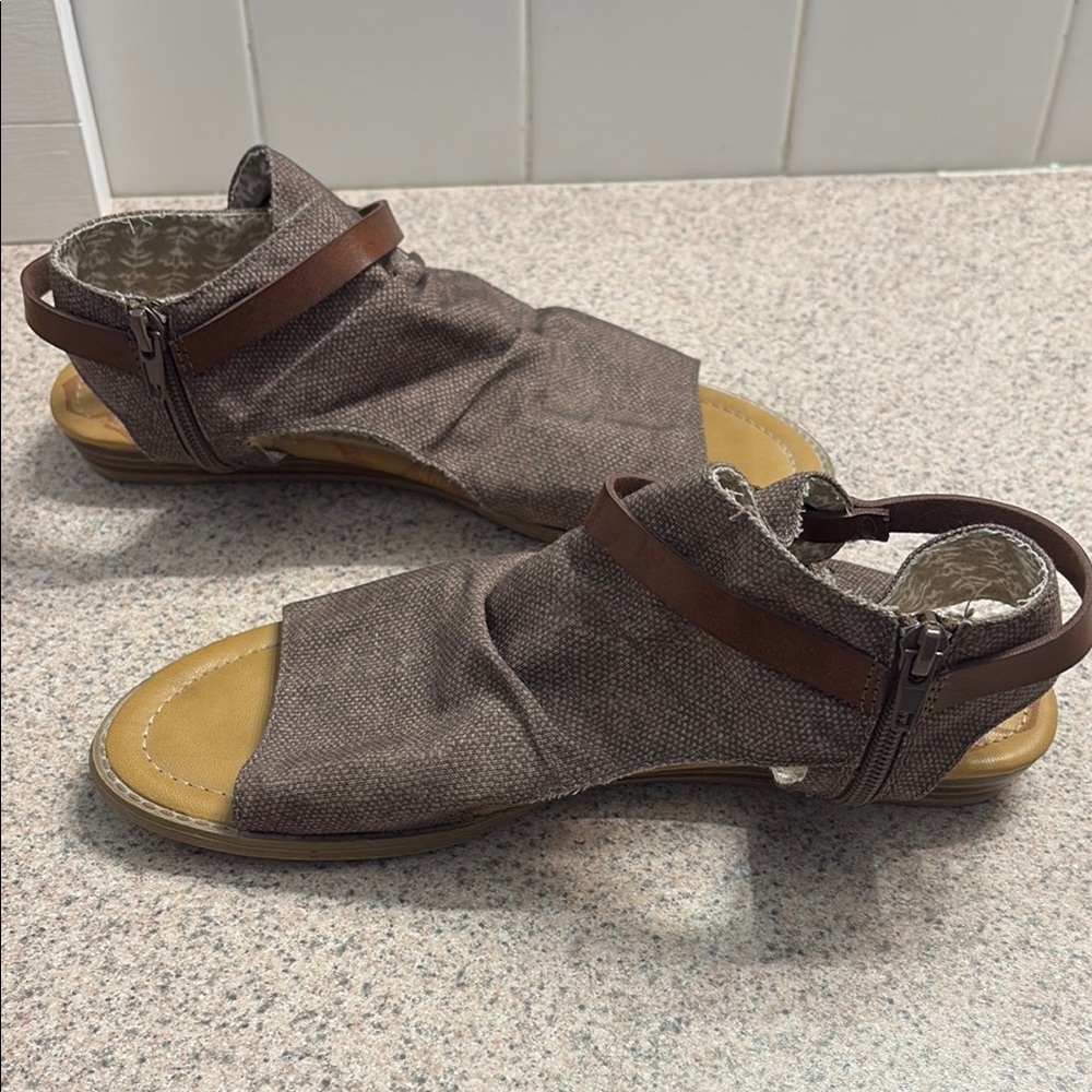 Blowfish Dark Brown Sandals with Buckle - Picture 7 of 9